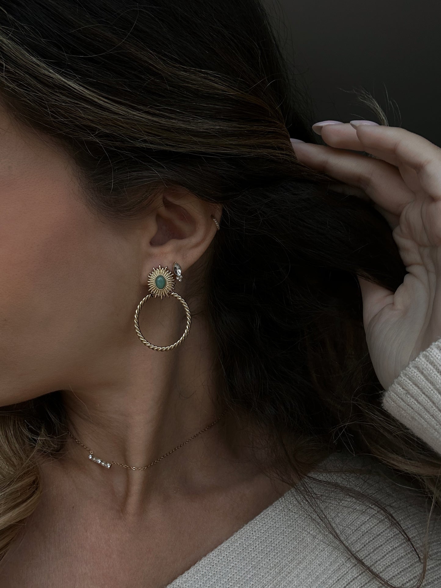 boucle d'oreille legere