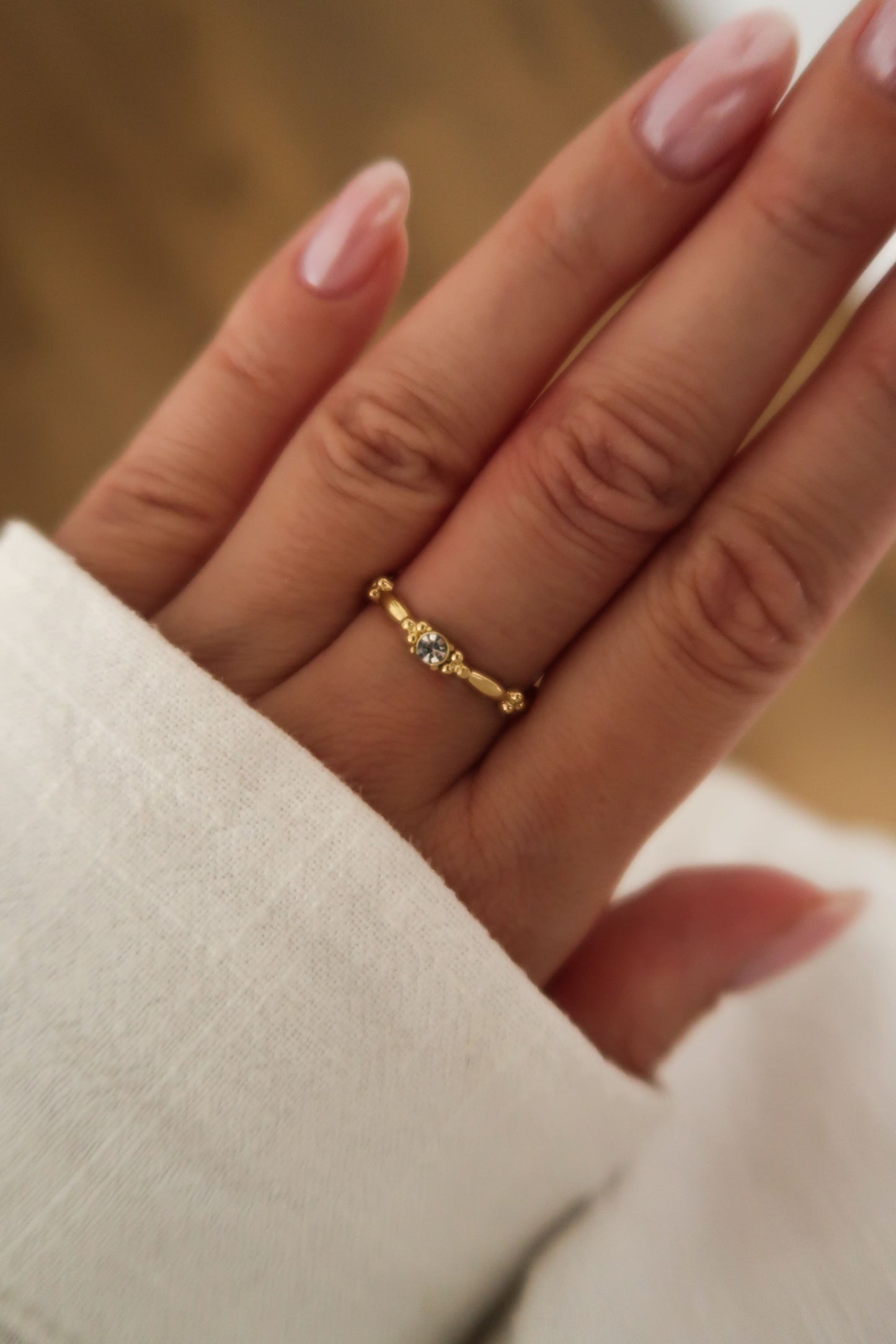 bague intemporelle acier inoxydable