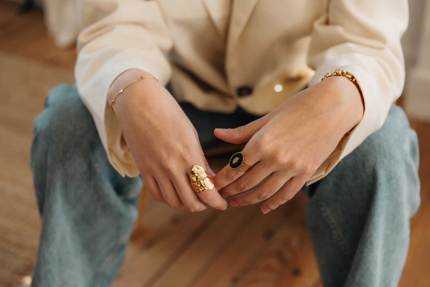 bague moderne femme