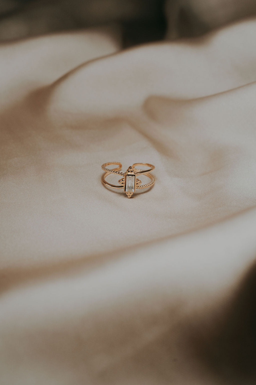 bague réglable femme