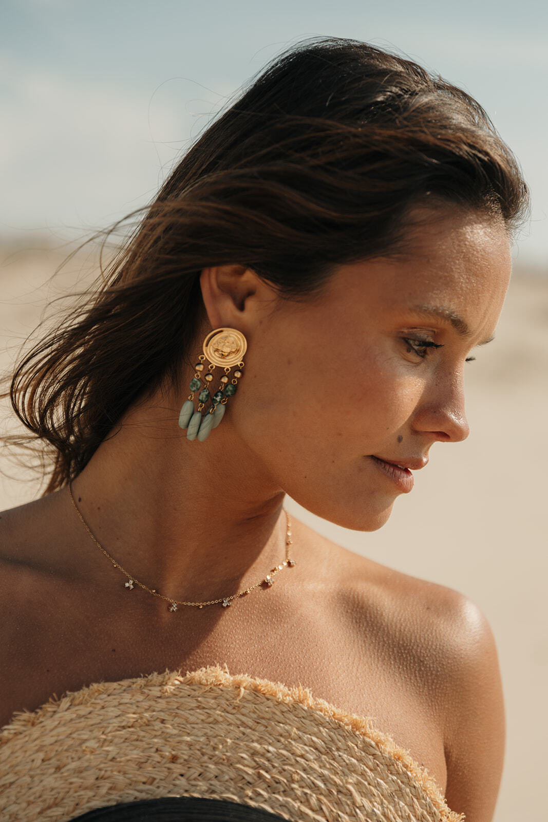 boucles d'oreilles ethniques