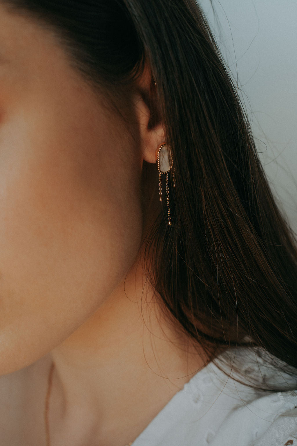 boucles d'oreilles nacre