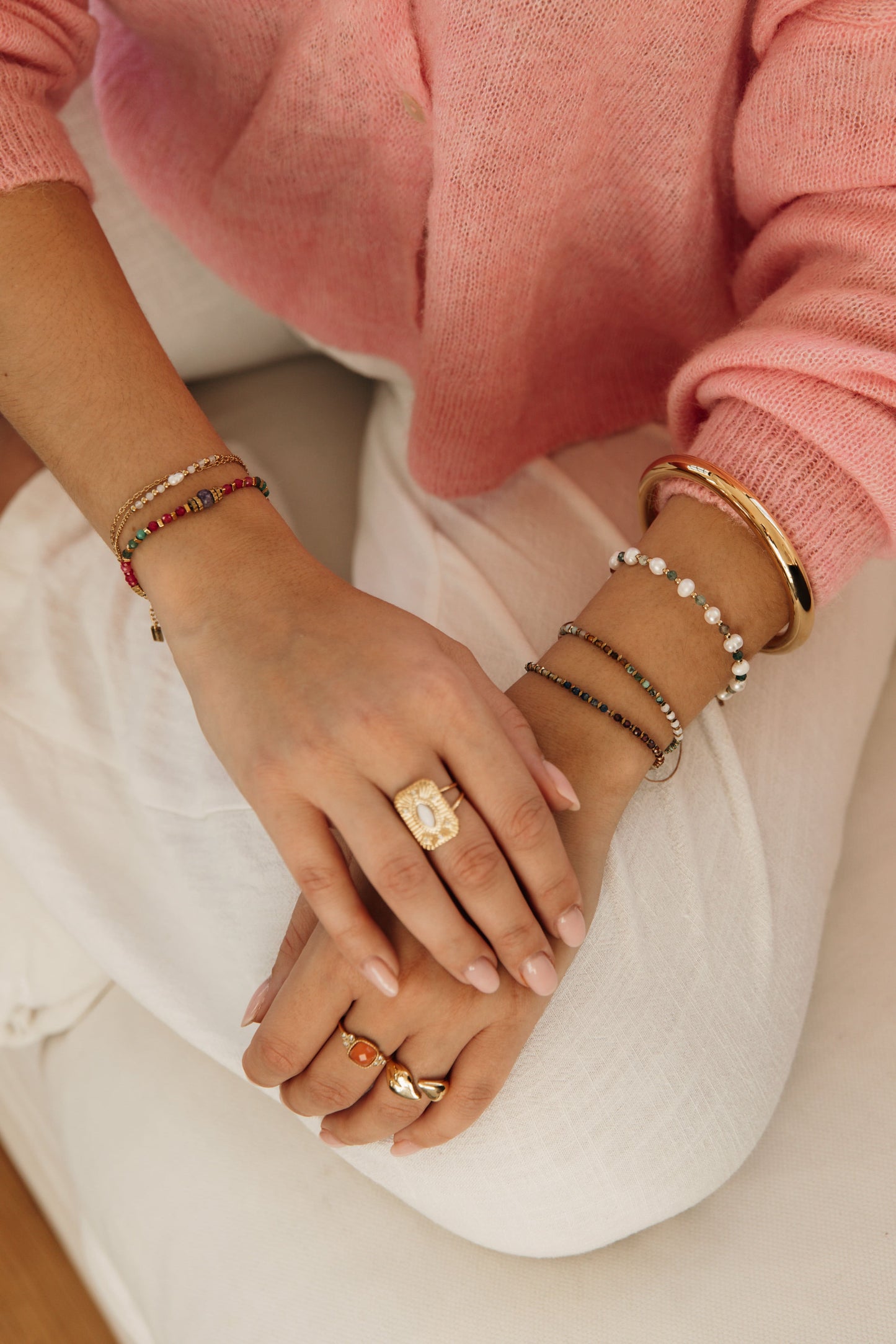 bracelet acier inoxydable colores