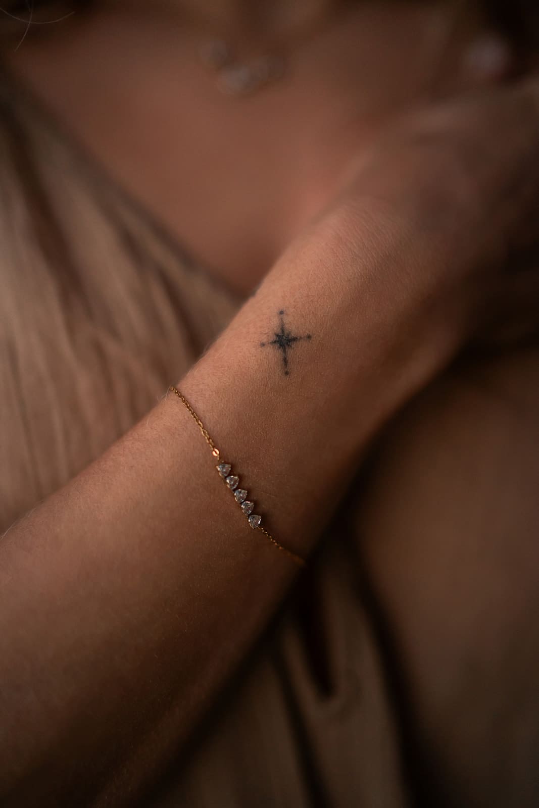 bracelet fin coeur