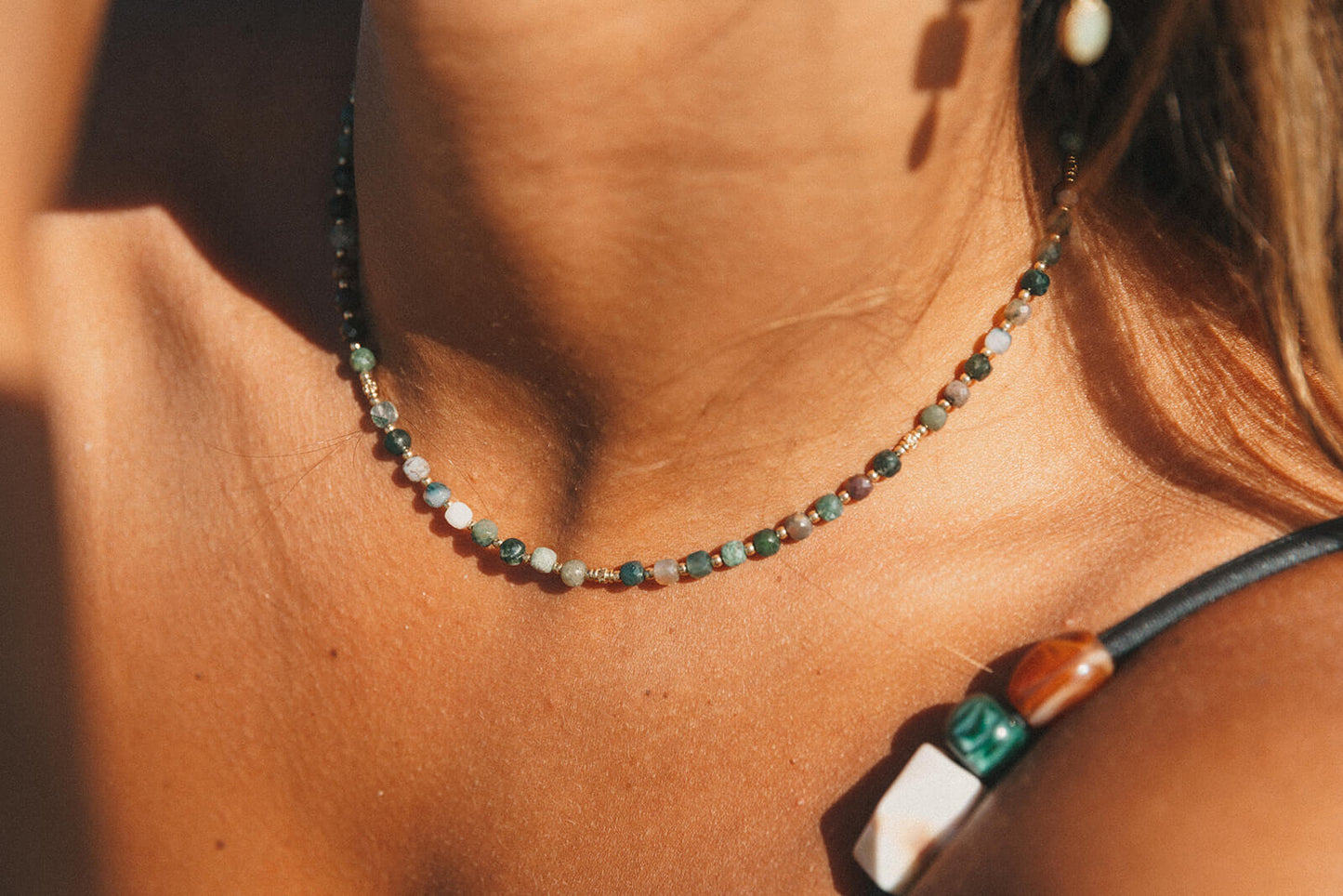 collier pierres naturelles
