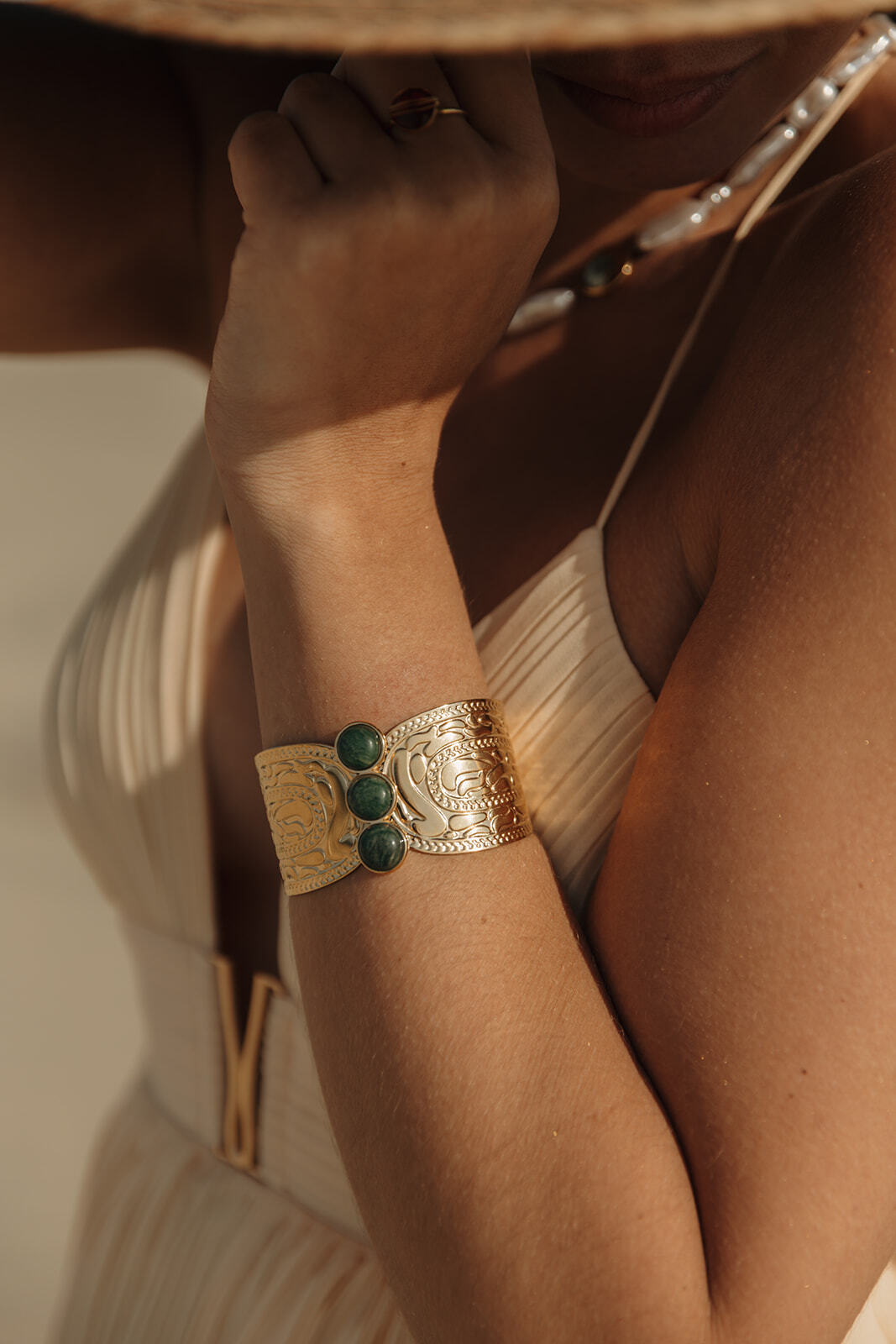 bijoux jaspe vert