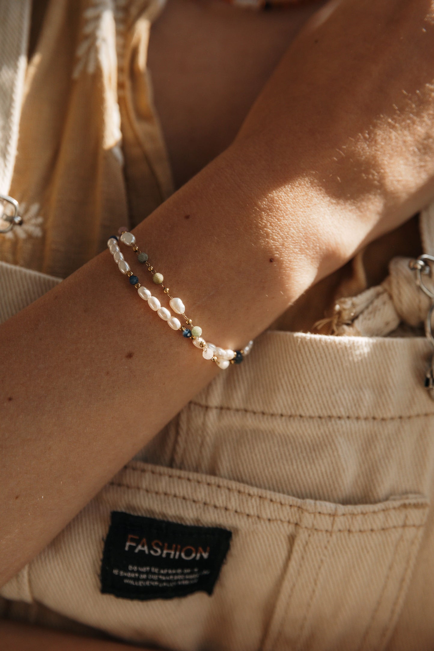 perle d'eau douce bracelet