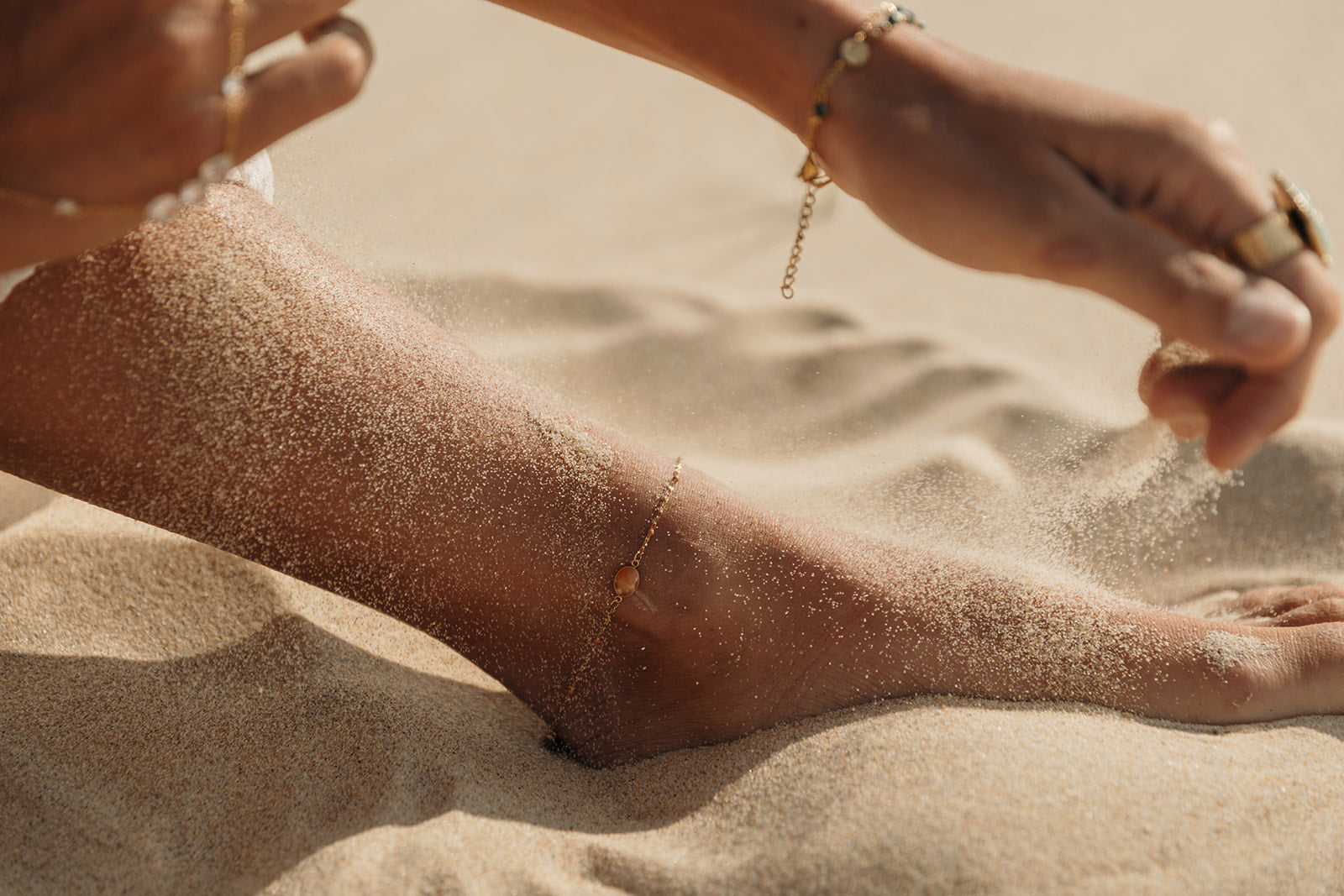 chaîne de cheville en acier inoxydable