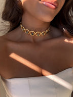 Collier Selma en agate verte et labradorite – Collection Bohemia Adalima