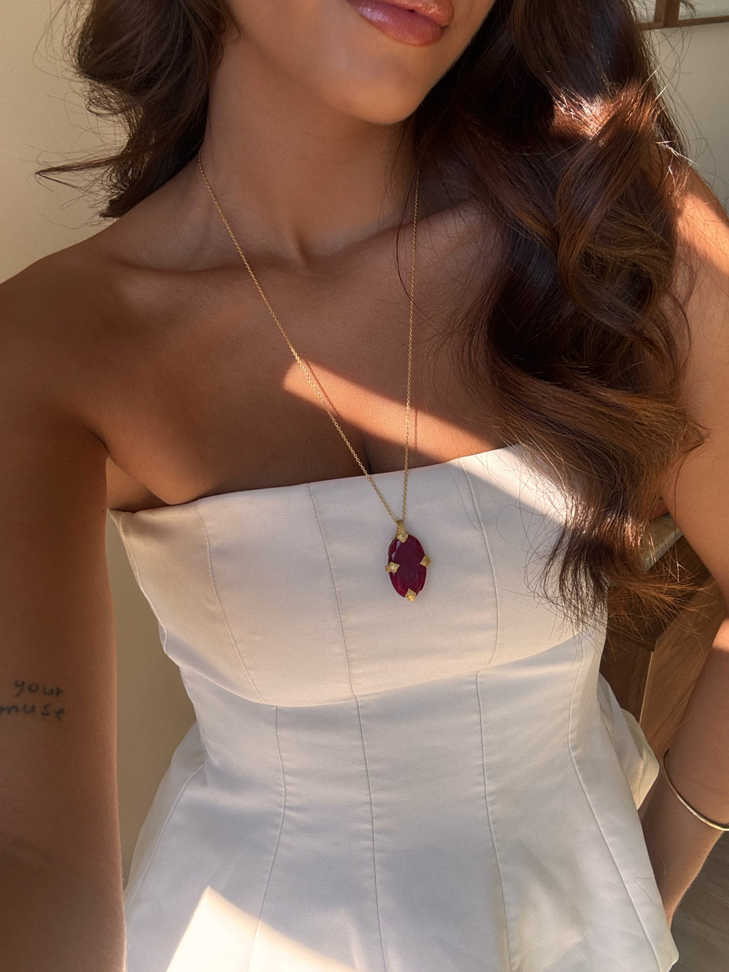Sautoir Neel en pierre naturelle – Collection Bohemia Adalima