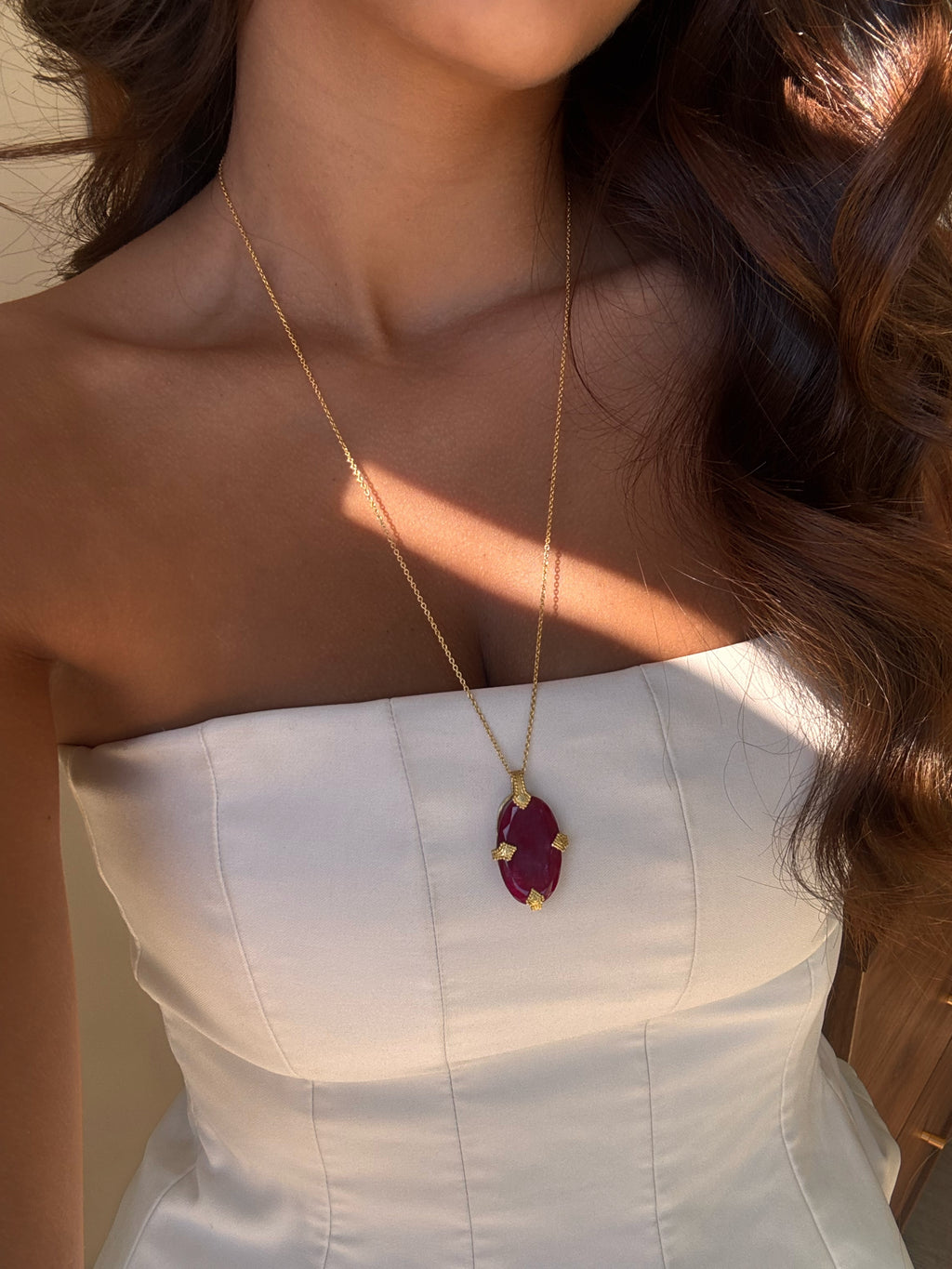 Sautoir Neel en pierre naturelle – Collection Bohemia Adalima