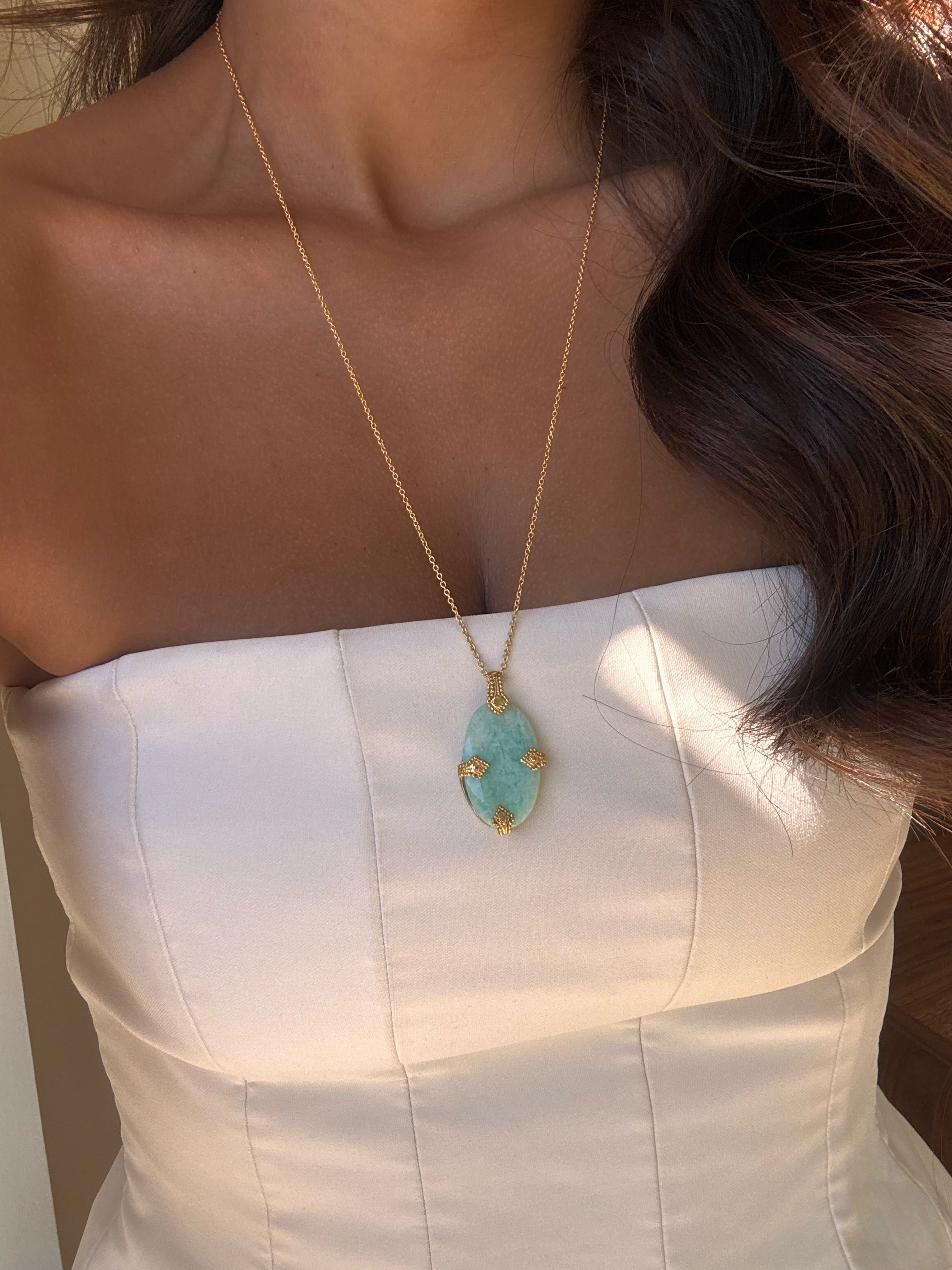 Sautoir Neel en pierre naturelle – Collection Bohemia Adalima