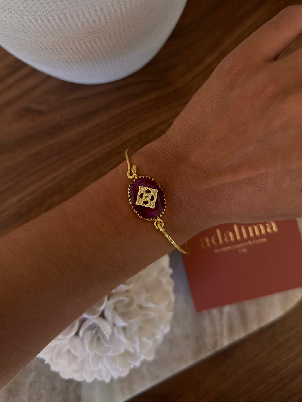 Jonc Tara en pierre naturelle – Collection Bohemia Adalima