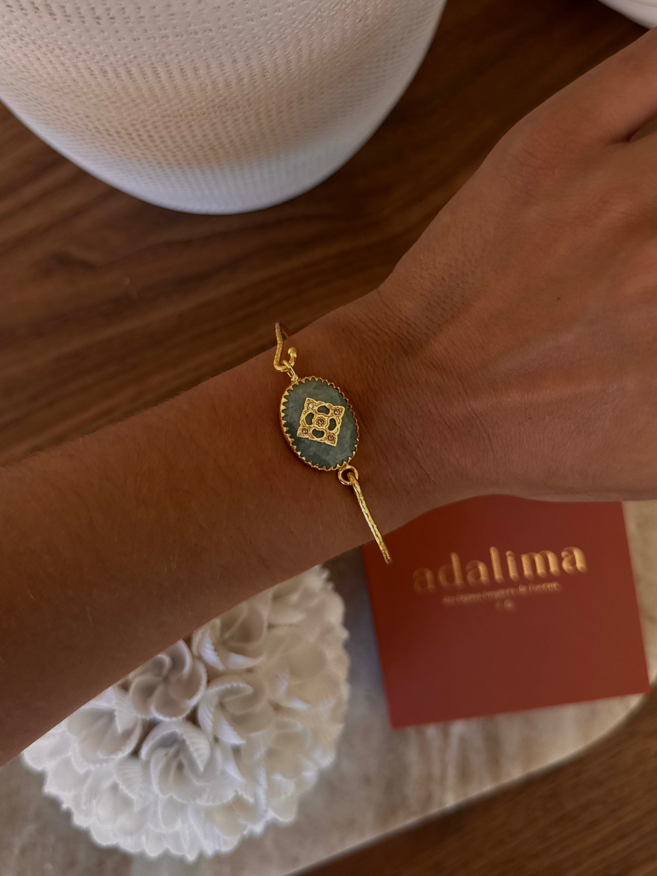 Jonc Tara en pierre naturelle – Collection Bohemia Adalima