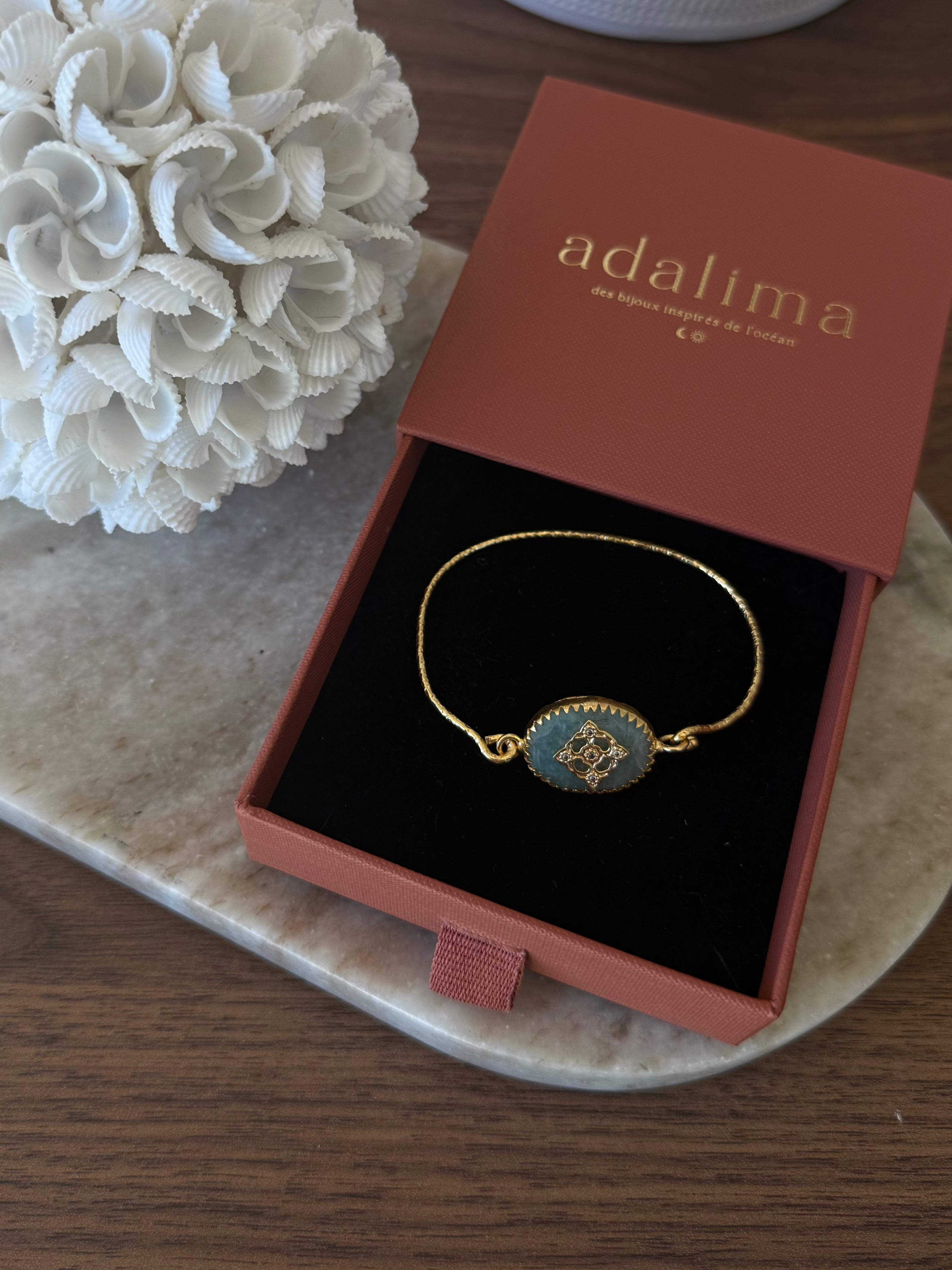 Jonc Tara en pierre naturelle – Collection Bohemia Adalima