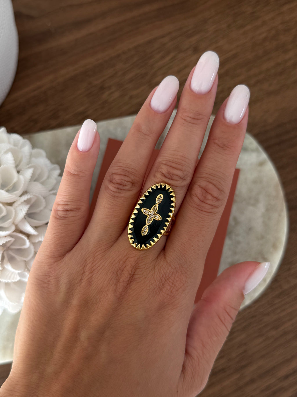 Bague Sari en pierre naturelle – Collection Bohemia Adalima