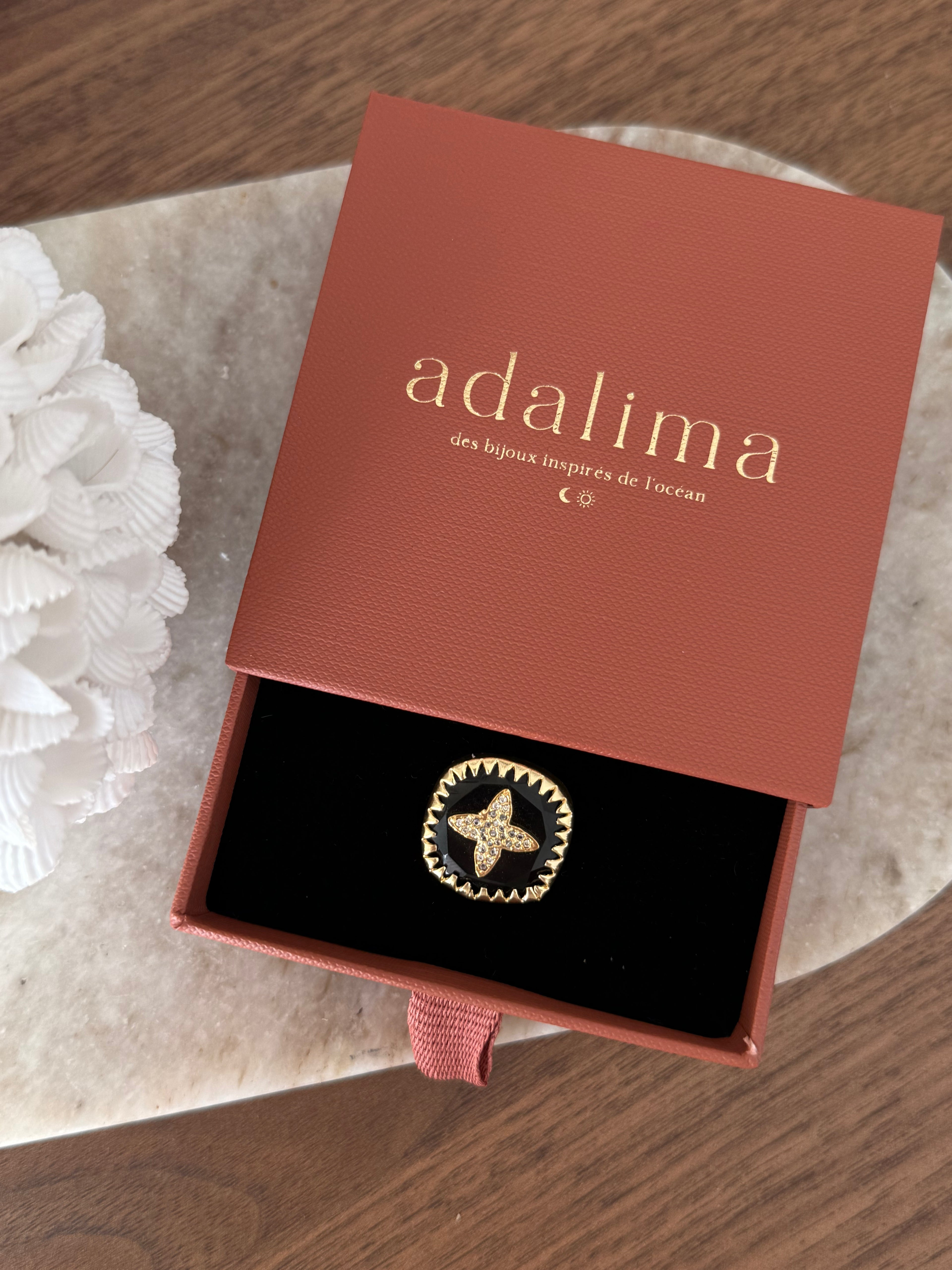 Bague Selma en pierre naturelle – Collection Bohemia Adalima