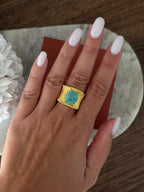 Bague Alia en pierre naturelle – Collection Bohemia Adalima