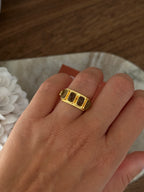 Bague Bali en labradorite – Collection Bohemia Adalima