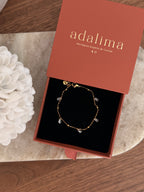 Bracelet Sohan en acier inoxydable doré – bijou Adalima