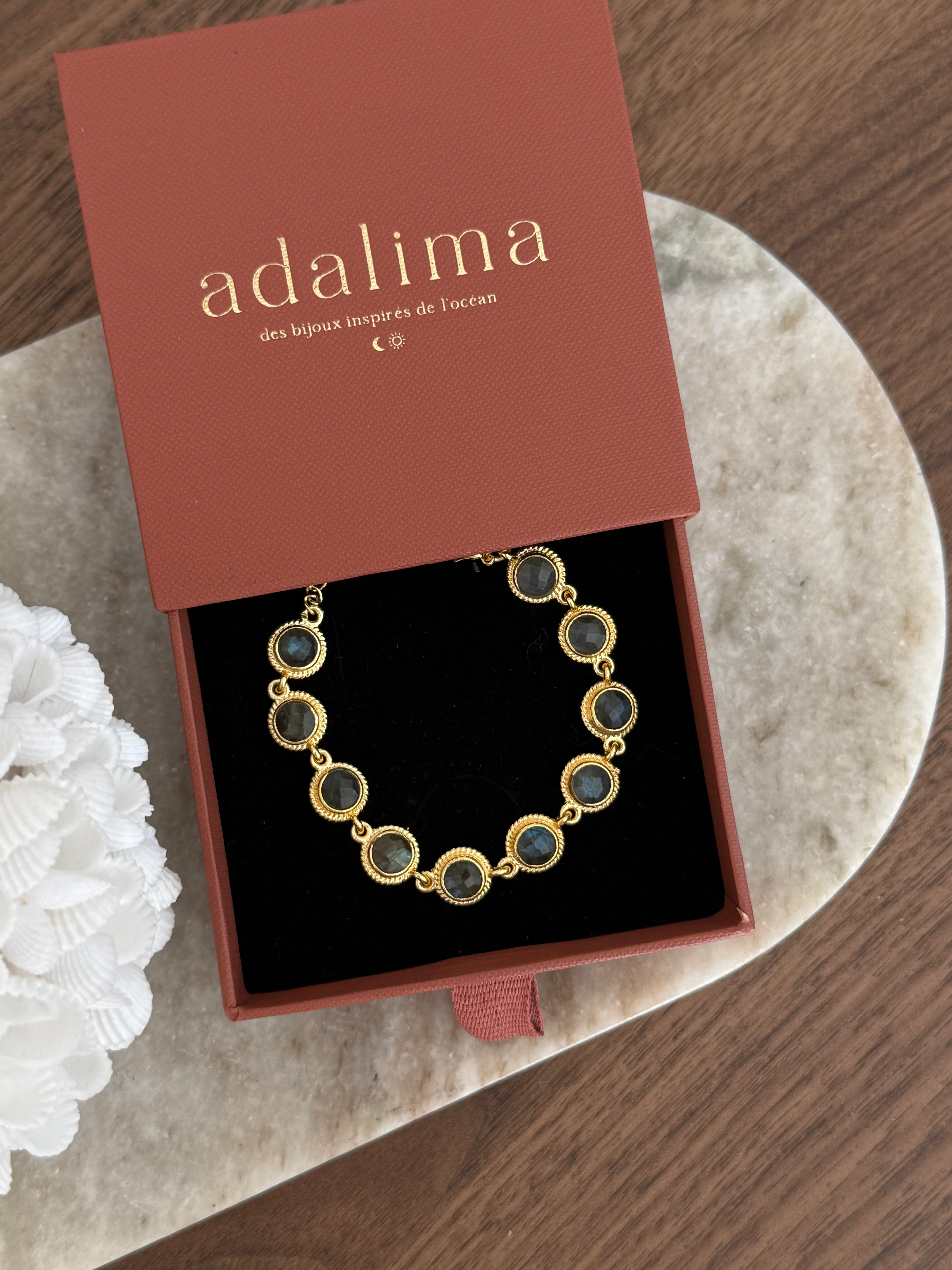 Bracelet Sihem en pierres naturelles – Collection Bohemia Adalima