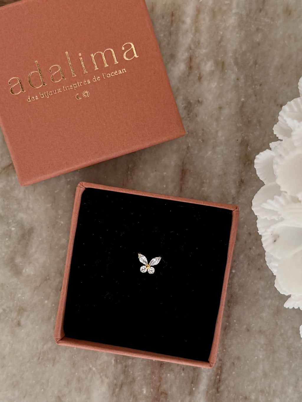 piercing d'oreille en acier inoxydable