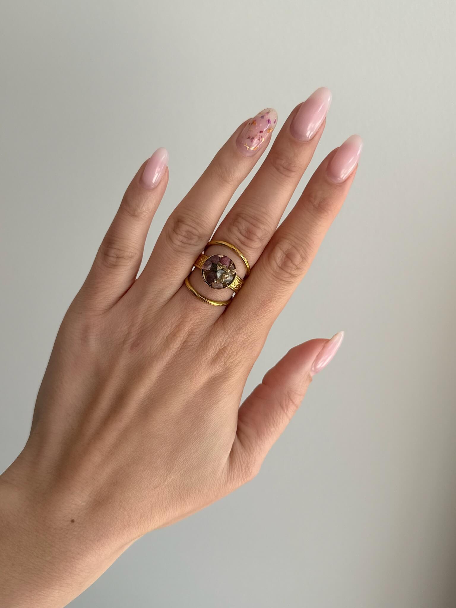 bague acier inoxydable femmes tendance