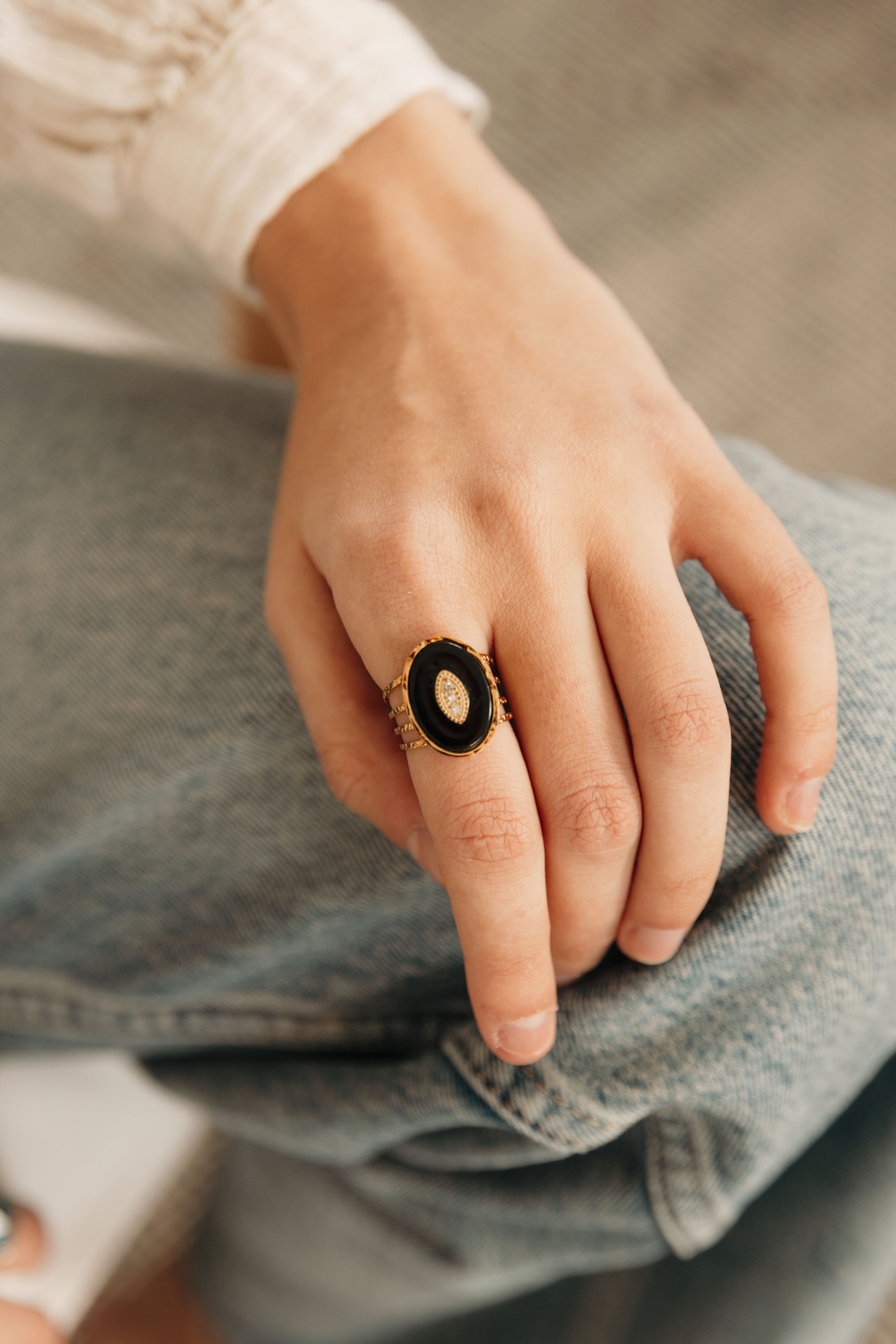 bague acier inoxydable femme