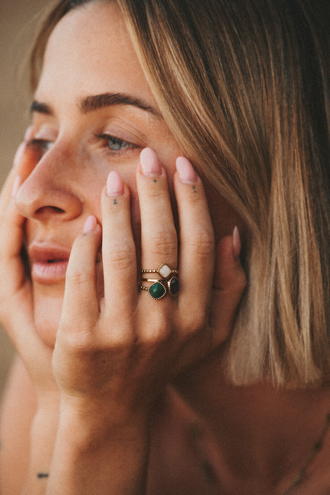 bague acier inoxydable pour femme