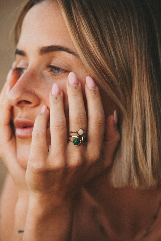 bague acier inoxydable pour femme