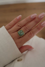 bague ajustable dore