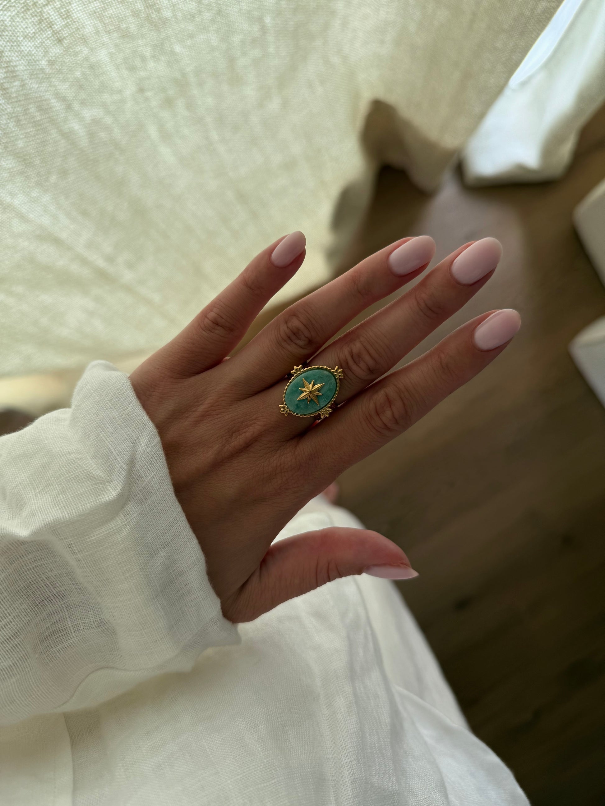 bague amazonite