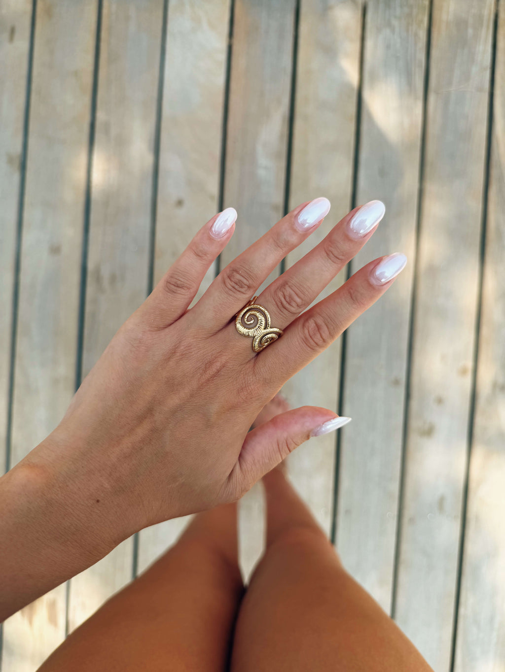 bague coquillage