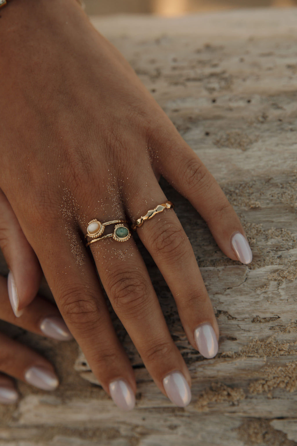 bague dore femme