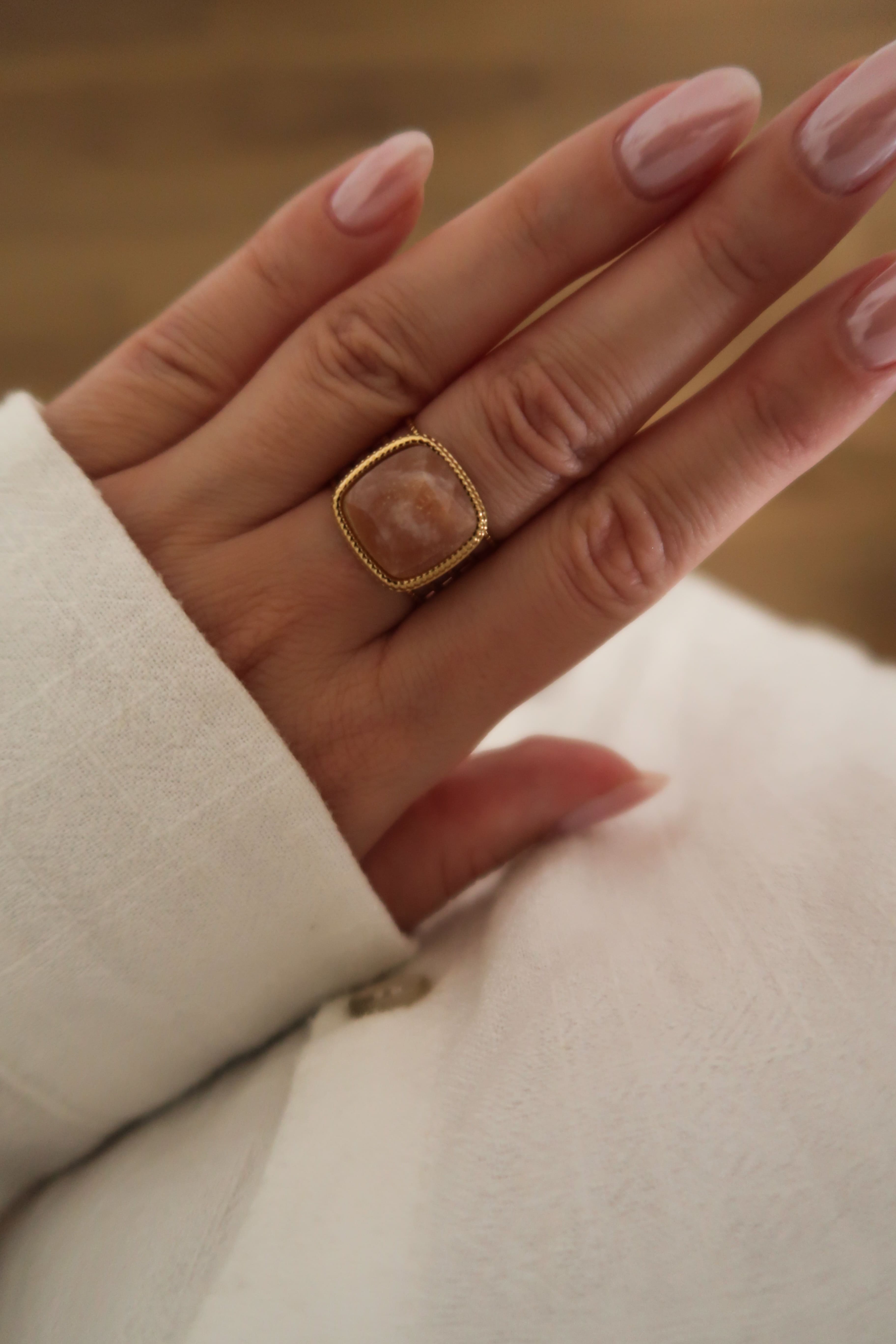 bague dore pas cher femme