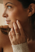 bague élégante femmes dorés