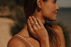 bague en acier inoxydable femmes