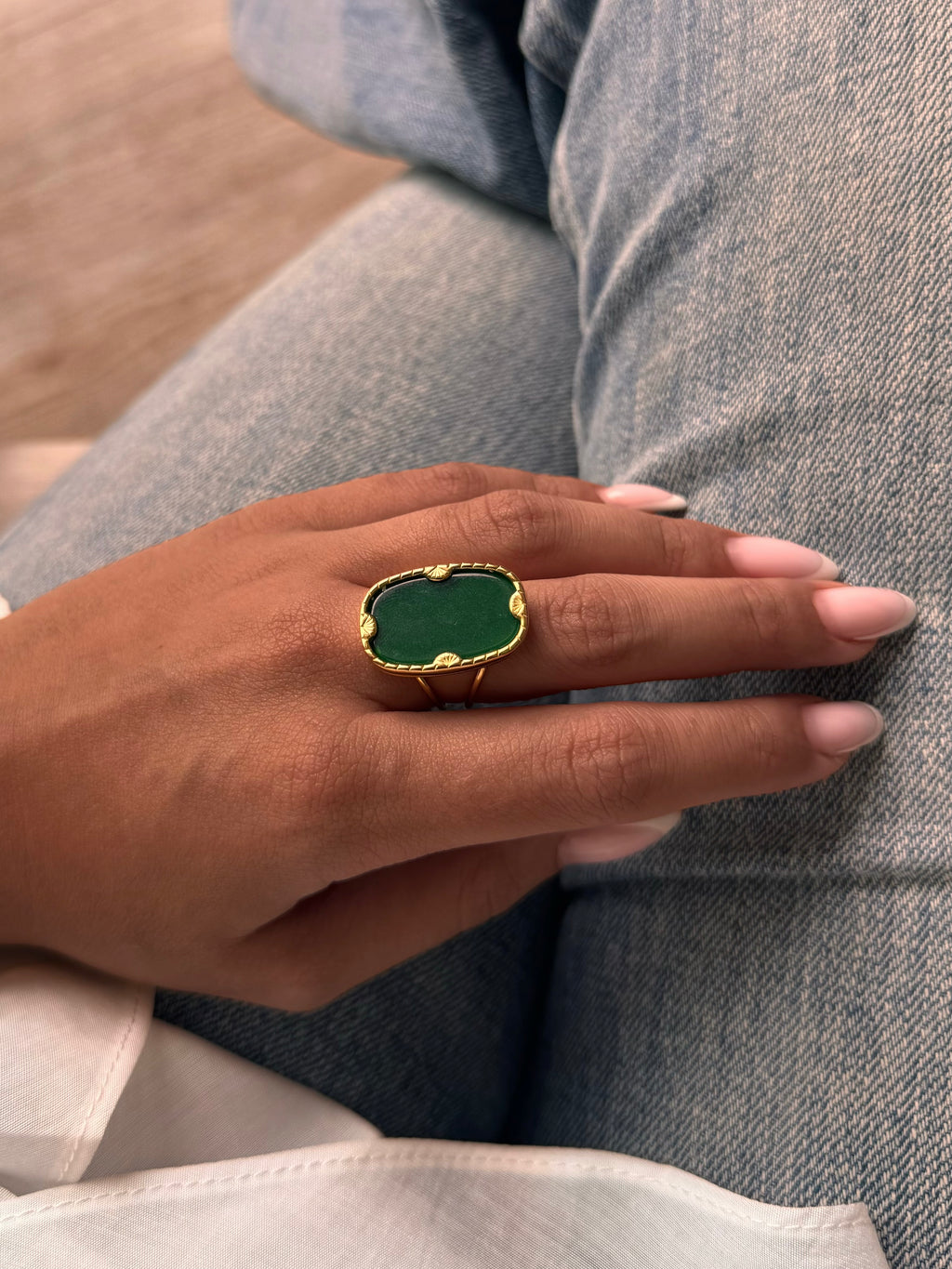 Bague en acier inoxydable en soldes pour femmes