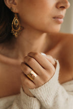 bague en rhodonite