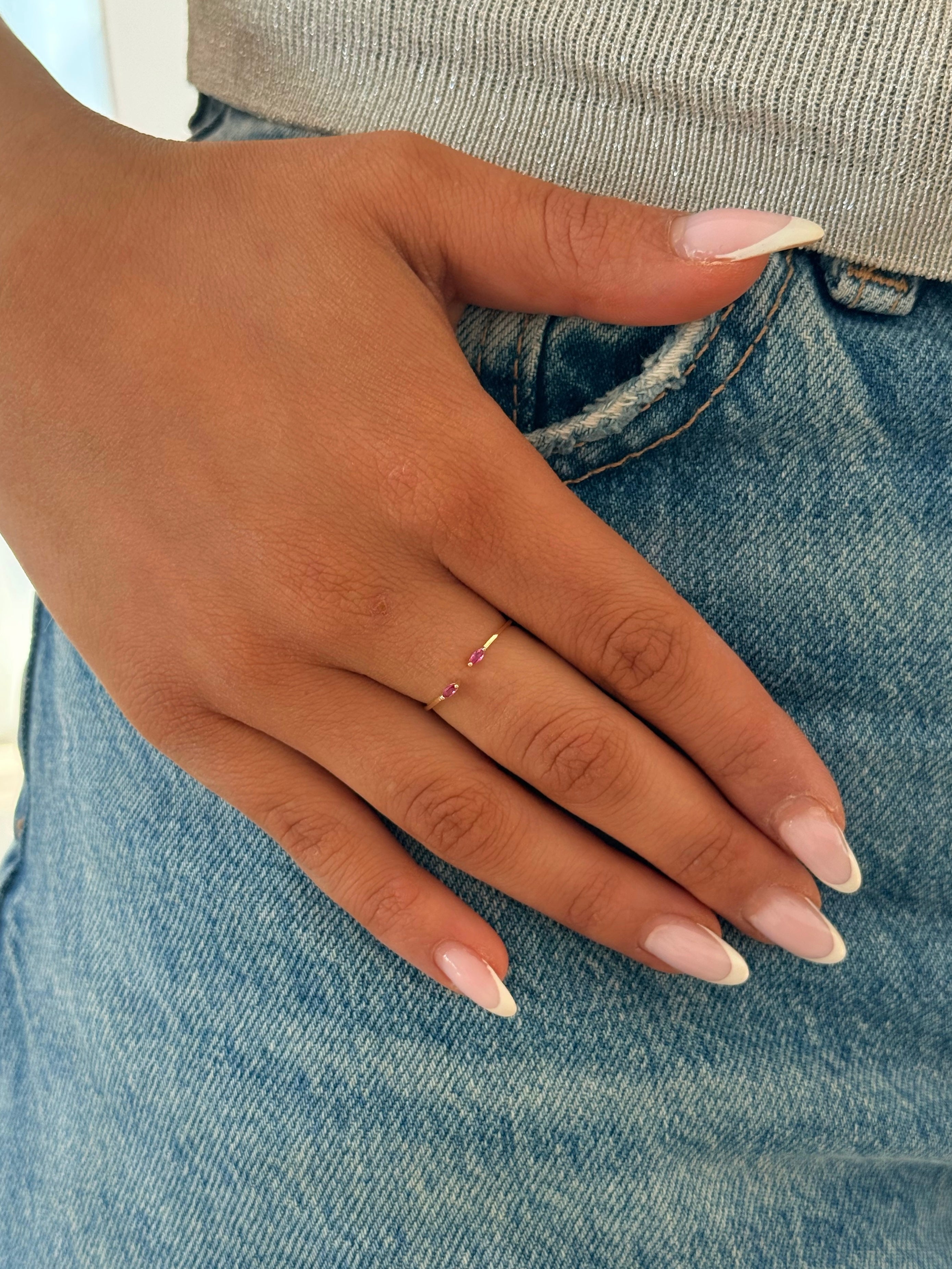 bague acier inoxydable femmes tendance
