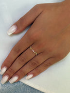 bague fine strass 
