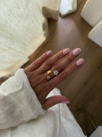 bague fleur ajustable