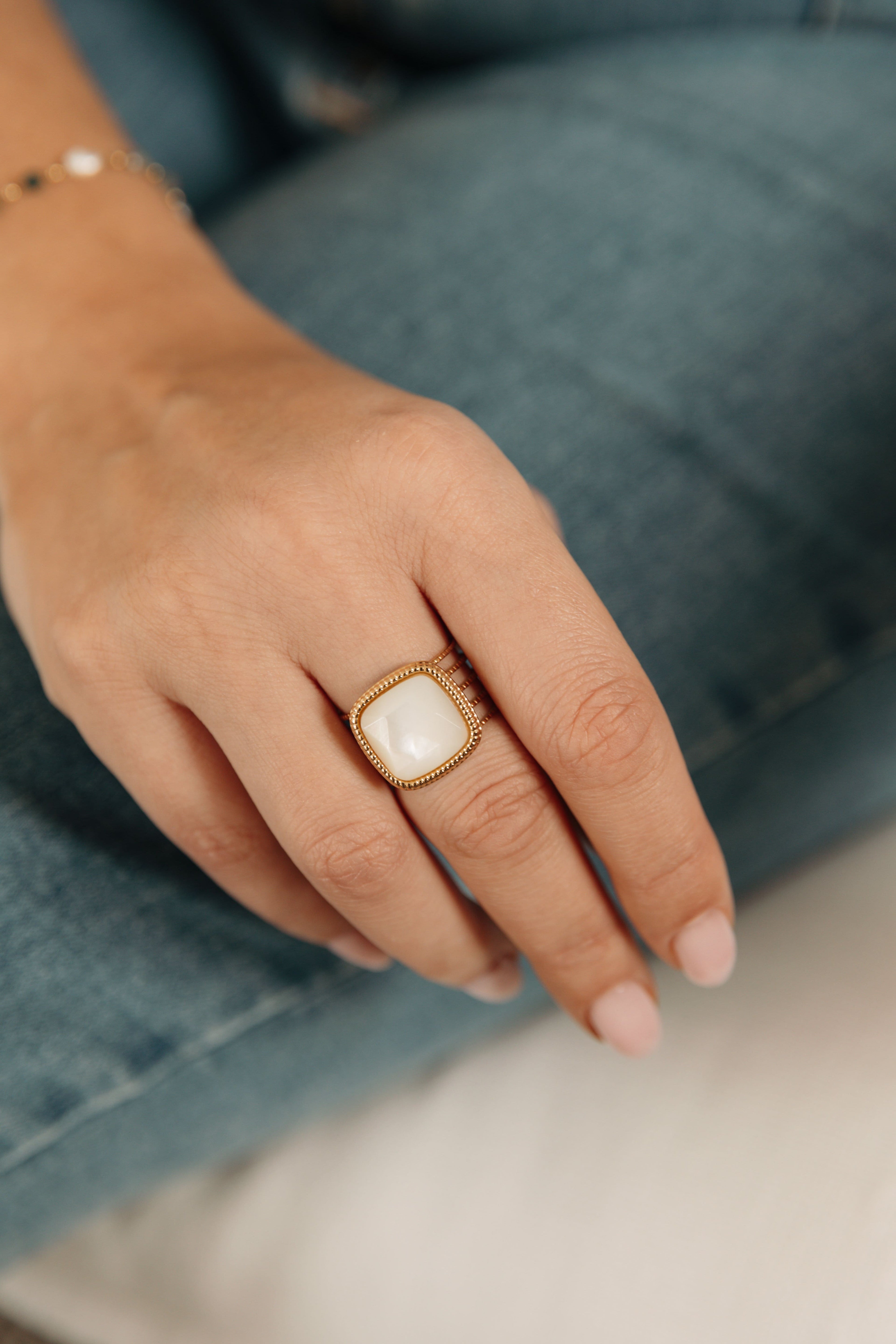 bague pierre naturelle