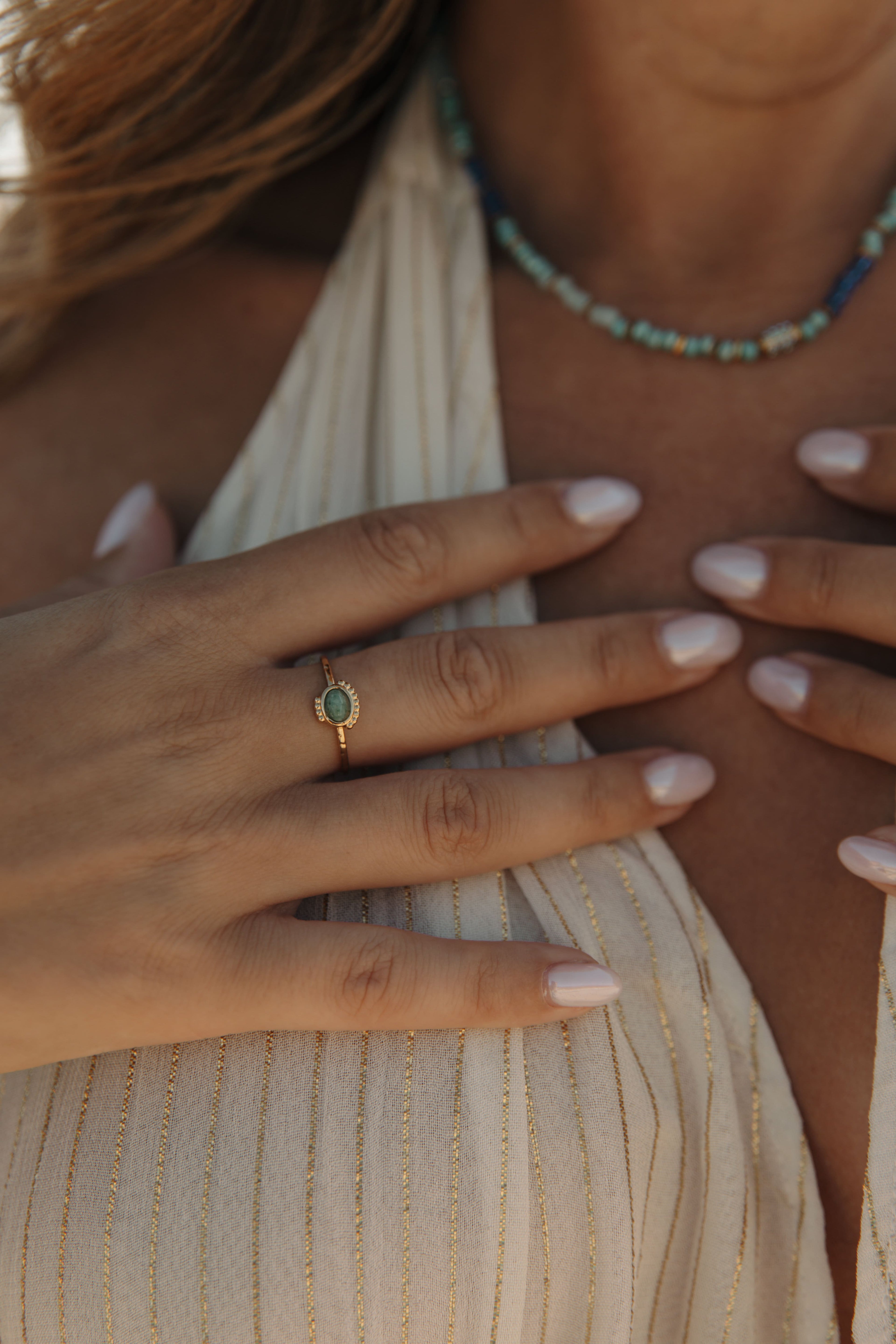 bague turquoise africaine 