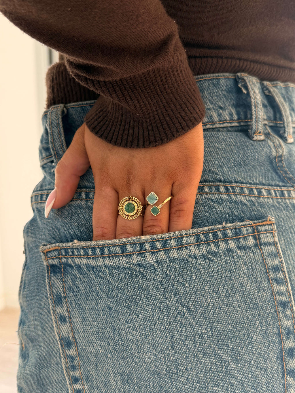 bagues colorées résistantes à l'eau