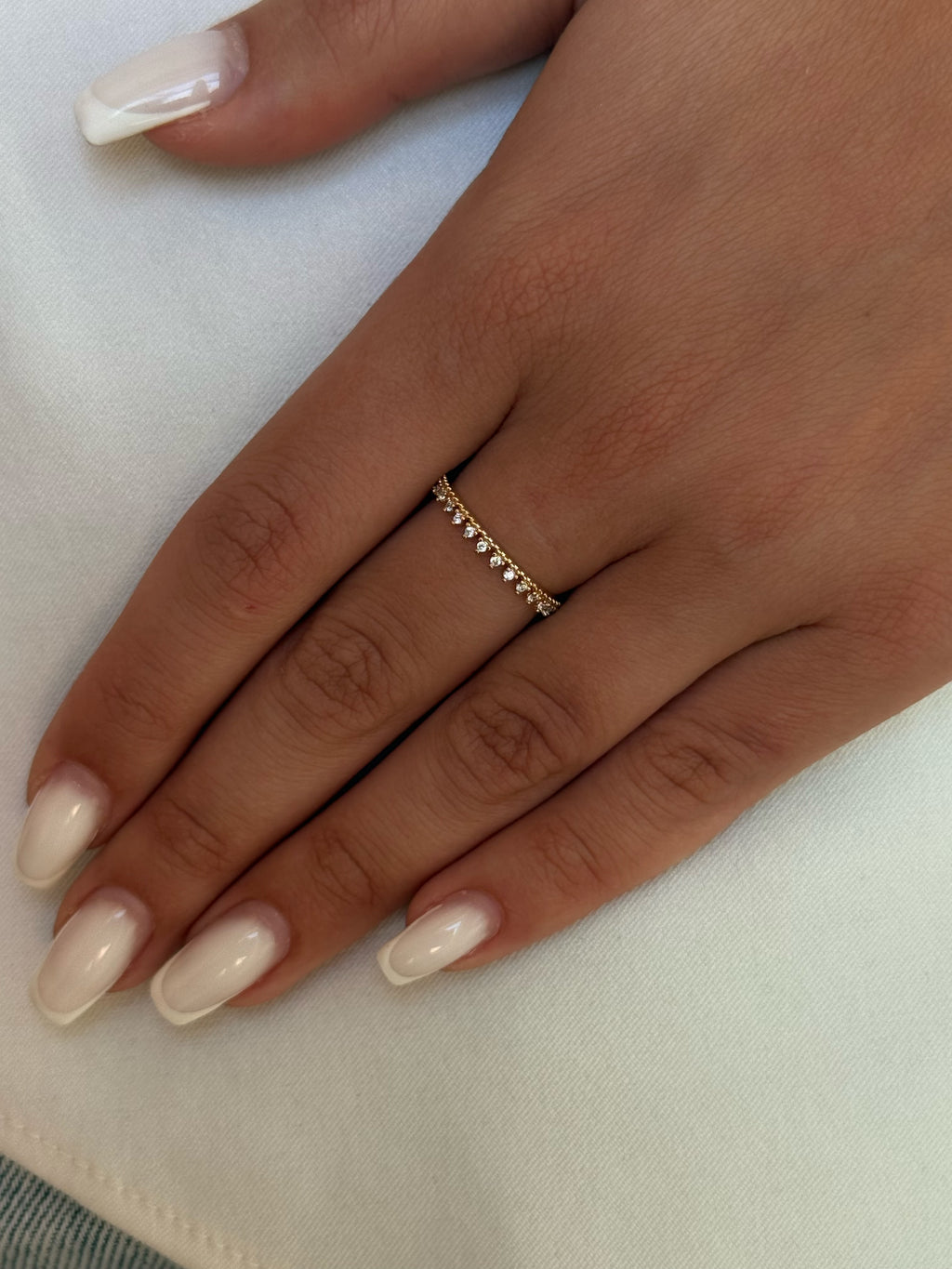 bagues fines tendance femmes strass