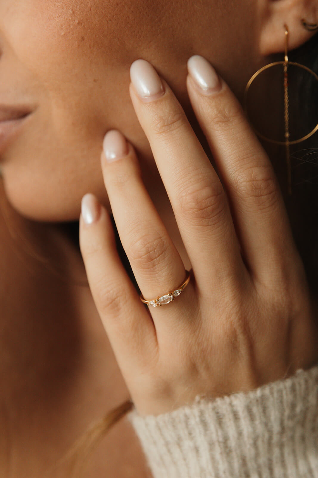 bagues pour femmes dorés