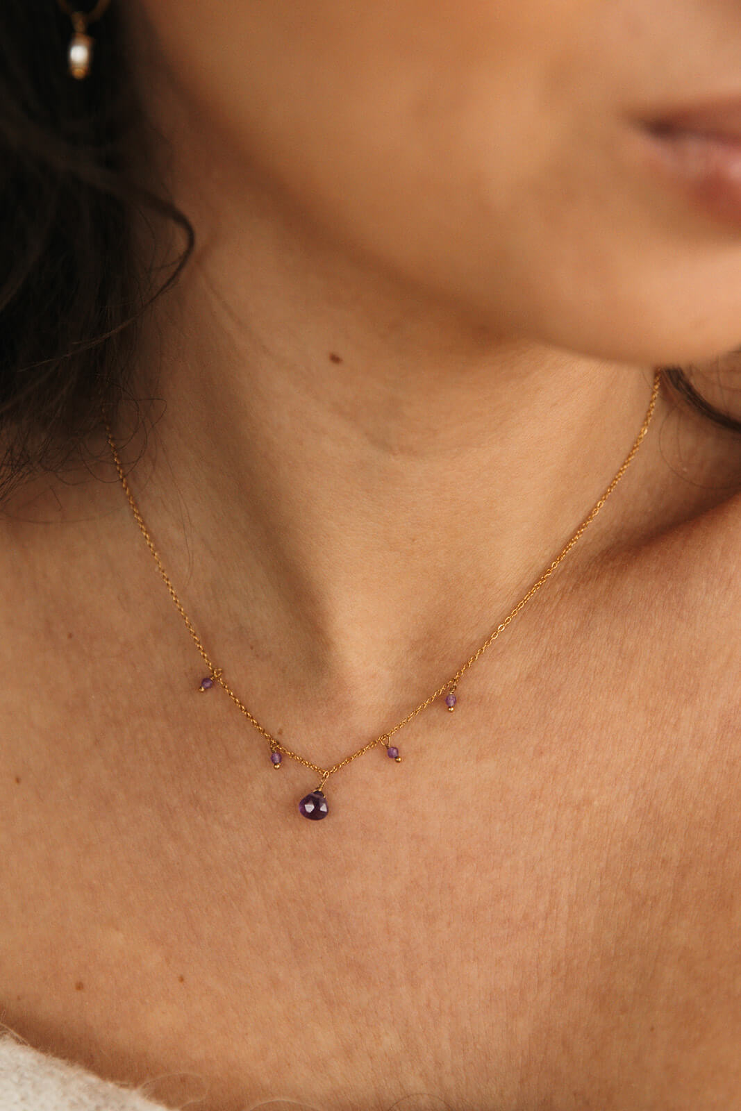 bijou améthyste femme