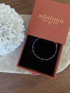 Bracelet Yaelle à perles, en acier inoxydable doré – bijou Adalima