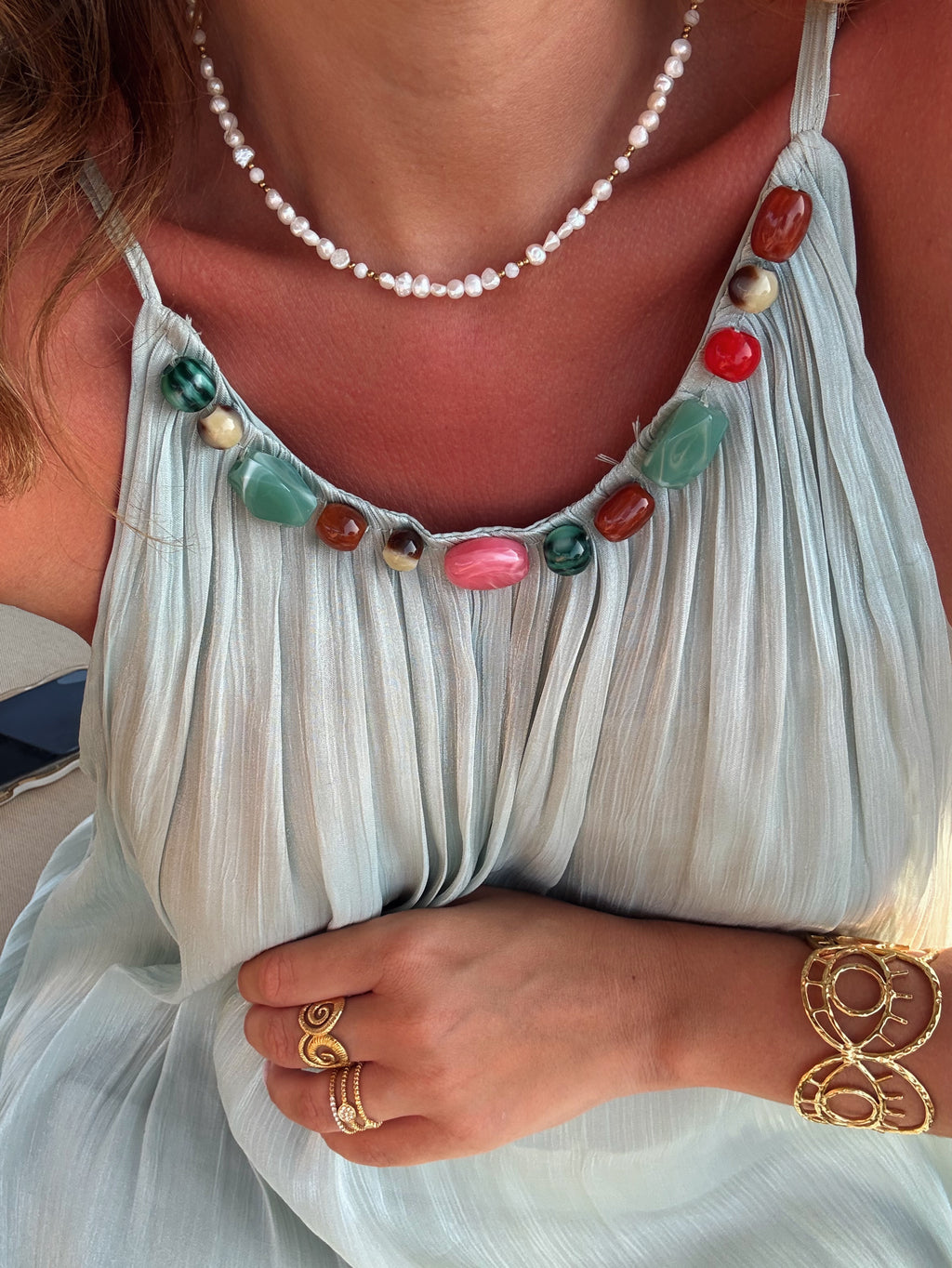 bijoux colorés femme